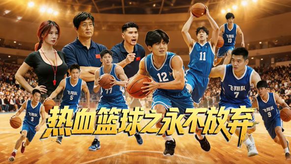热血篮球之永不放弃海报